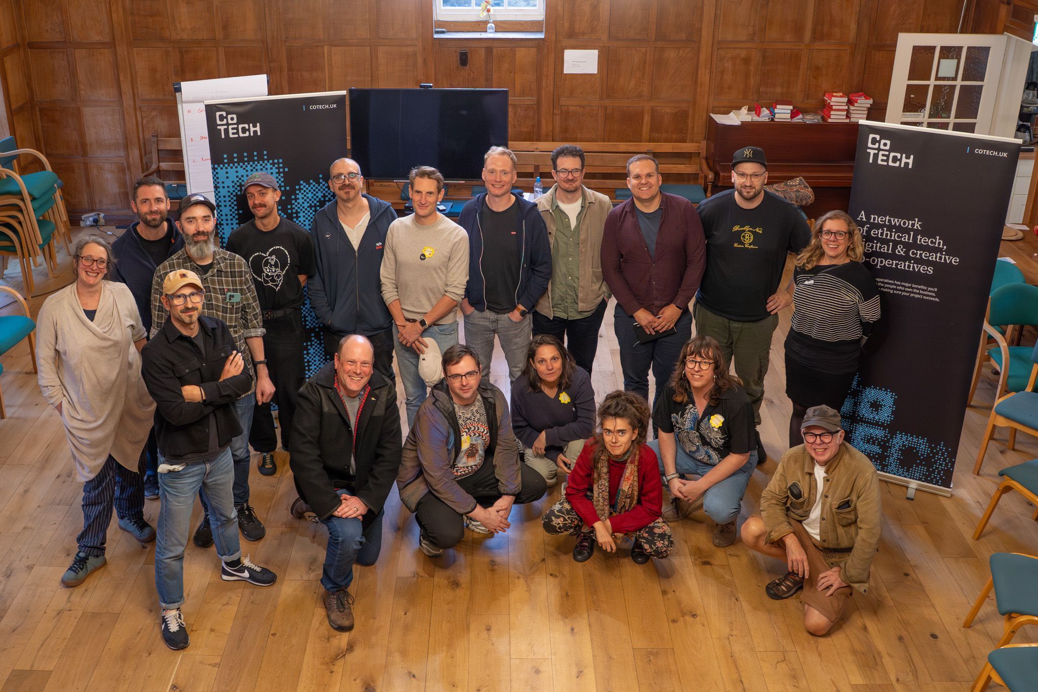 Attendees at the CoTech Gathering in Oxford