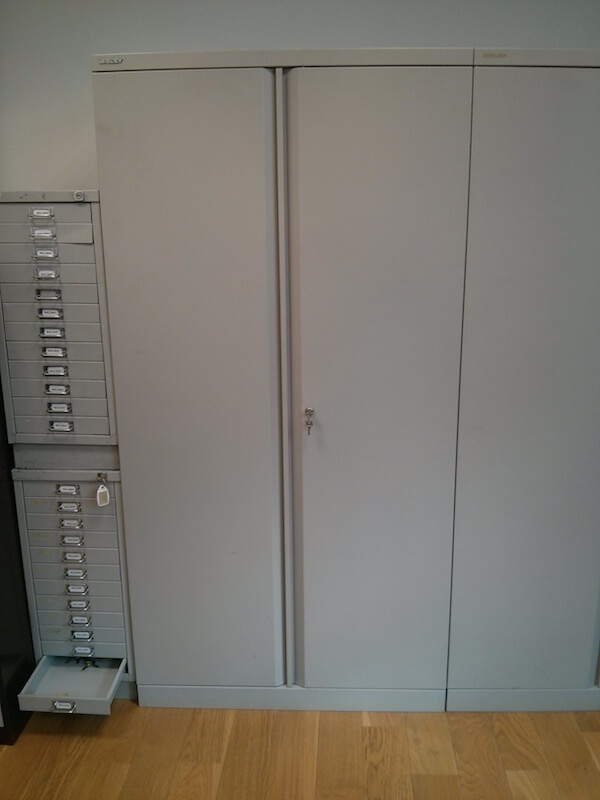 Bisley two door cupboard
